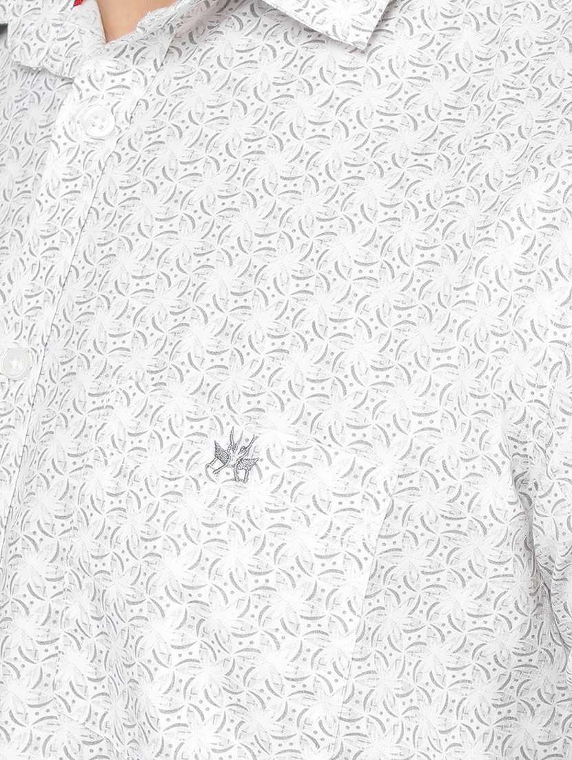 men long sleeve printed casual shirt - 21495892 -  Standard Image - 4