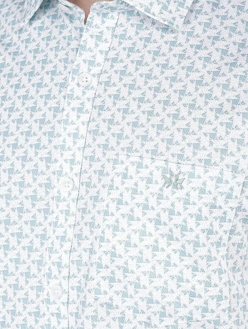 men printed short sleeve casual shirt - 21495904 -  Standard Image - 6