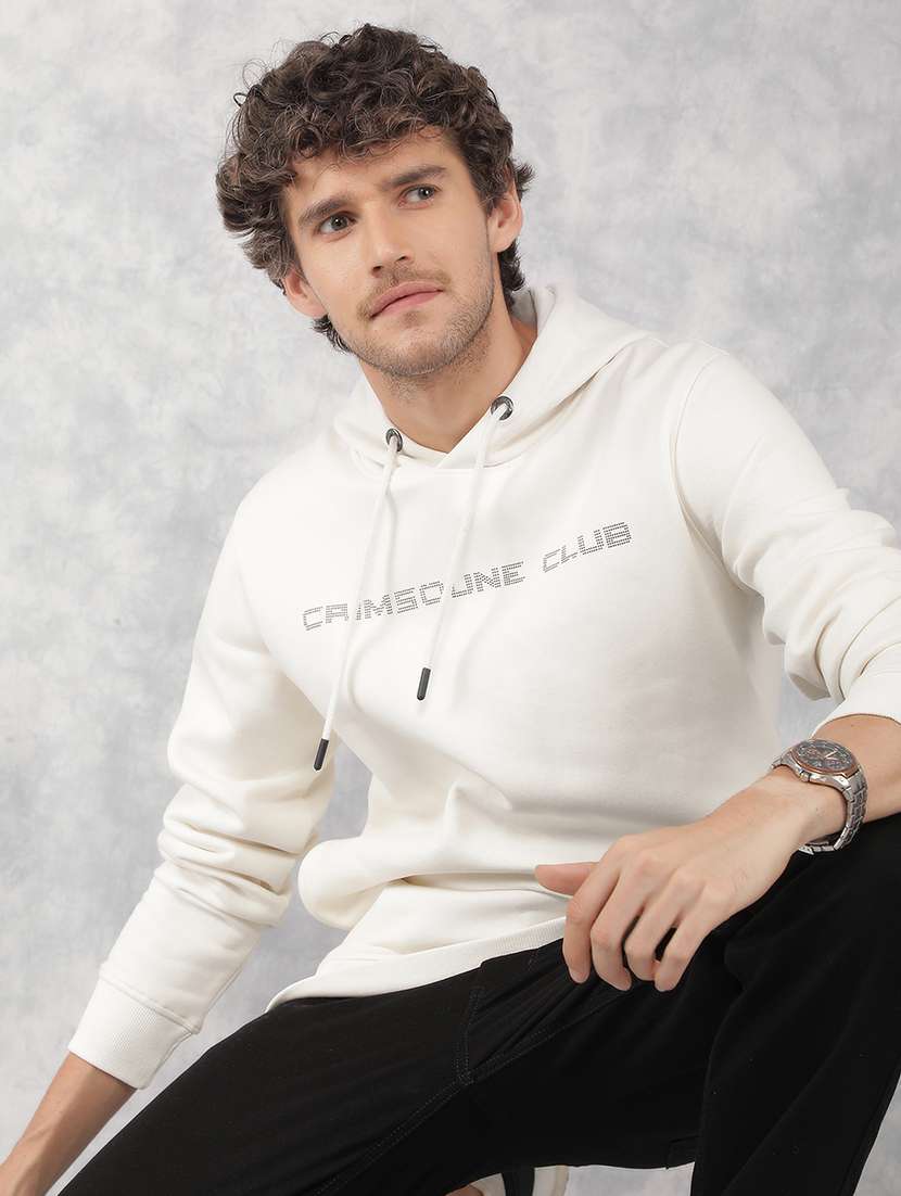 men chest print long sleeve sweatshirt - 21495947 -  Standard Image - 1