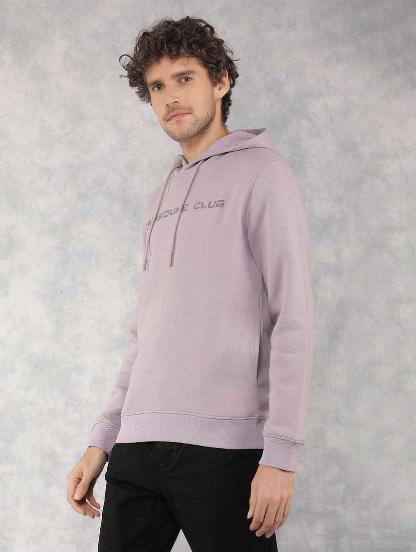 men chest print hooded sweatshirt - 21495950 -  Standard Image - 1