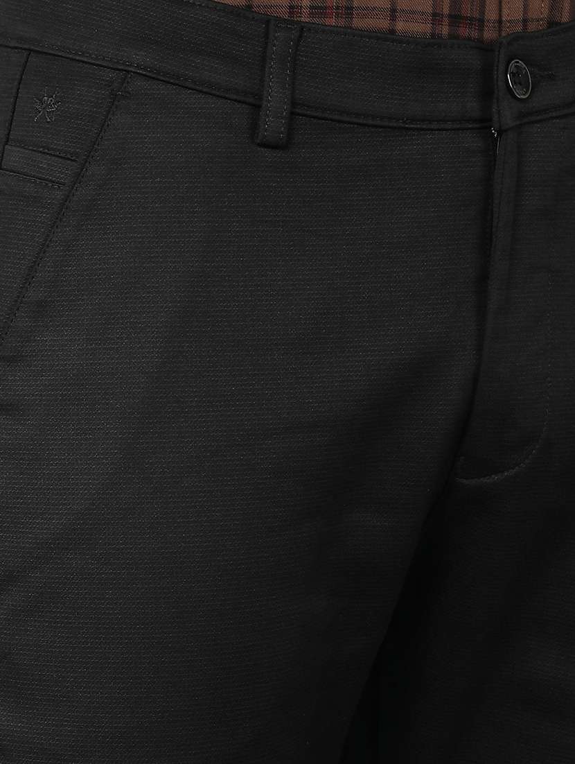 men mid rise solid chino trouser - 21495984 -  Standard Image - 6
