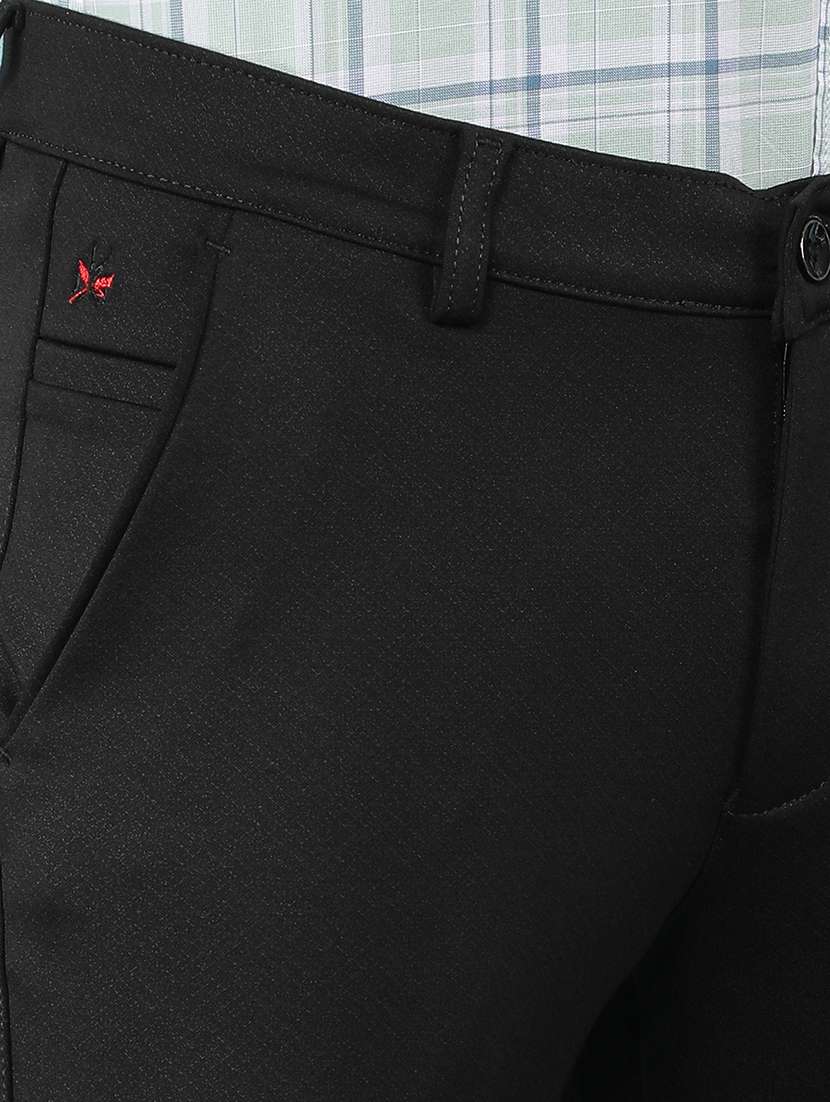 men mid rise solid chino trouser - 21495990 -  Standard Image - 6