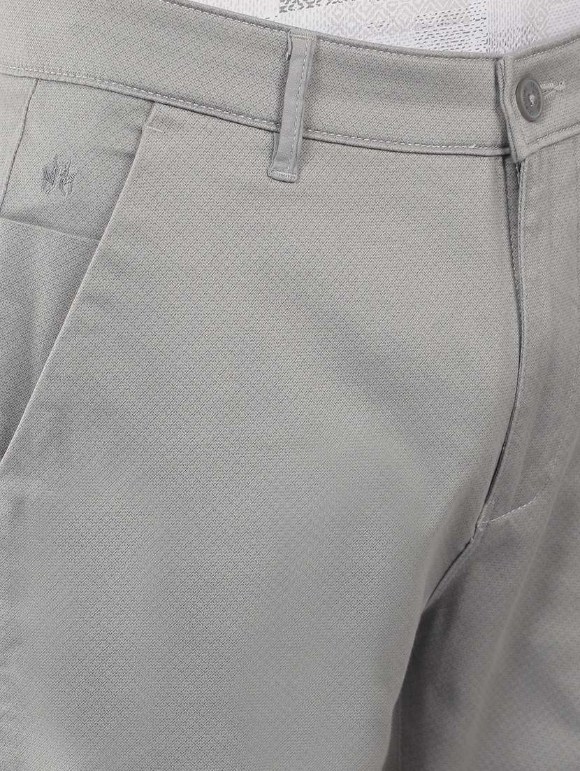 men mid rise solid chino trouser - 21496019 - Standard Image - 6