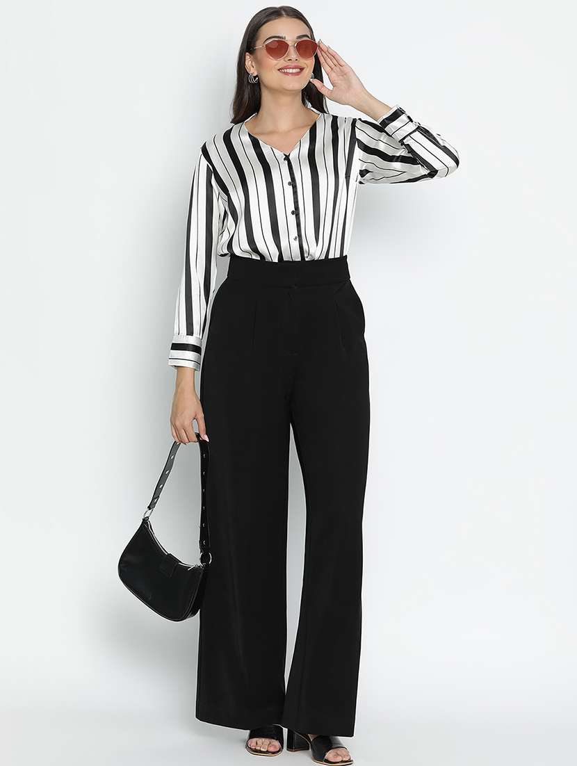 women white polyester shirt style top - 21496527 - Standard Image - 4