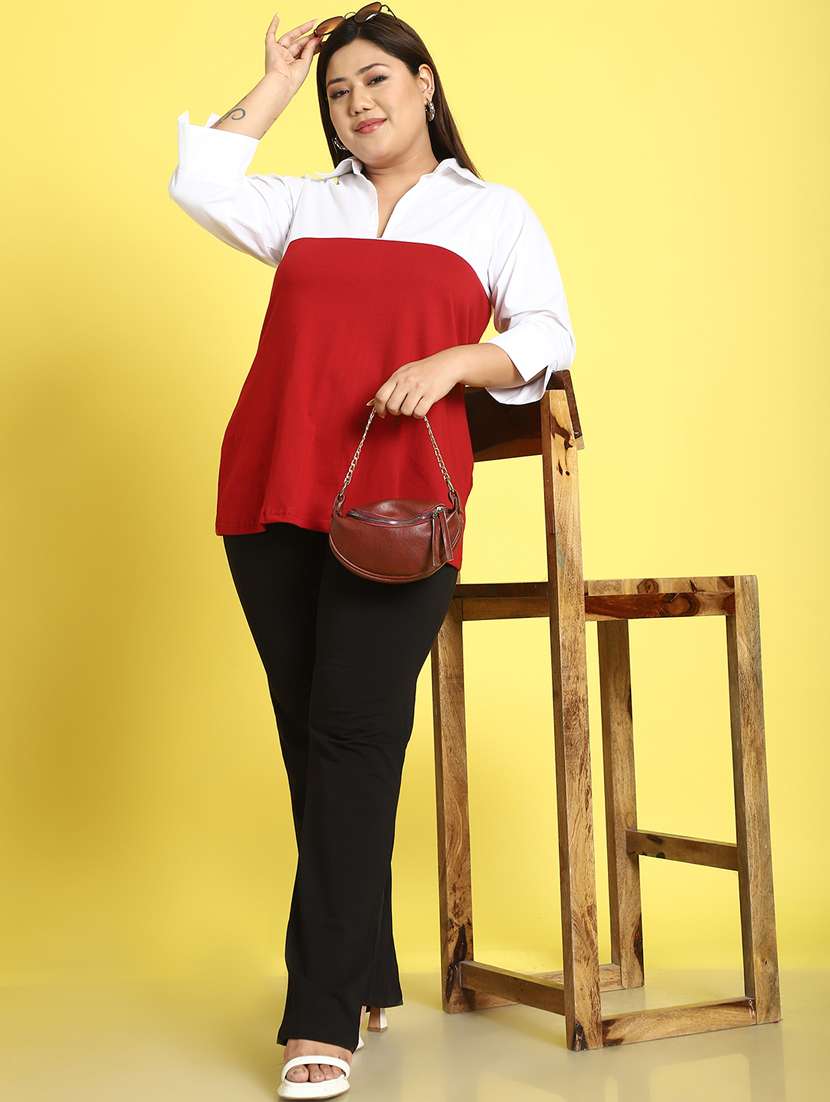 multi colored cotton regular top - 21496677 - Standard Image - 4