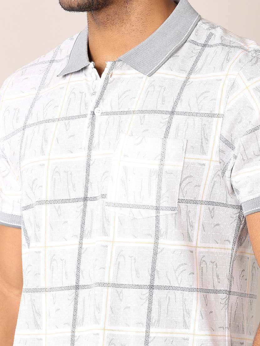 men short sleeve printed polo t-shirt - 21496782 -  Standard Image - 4
