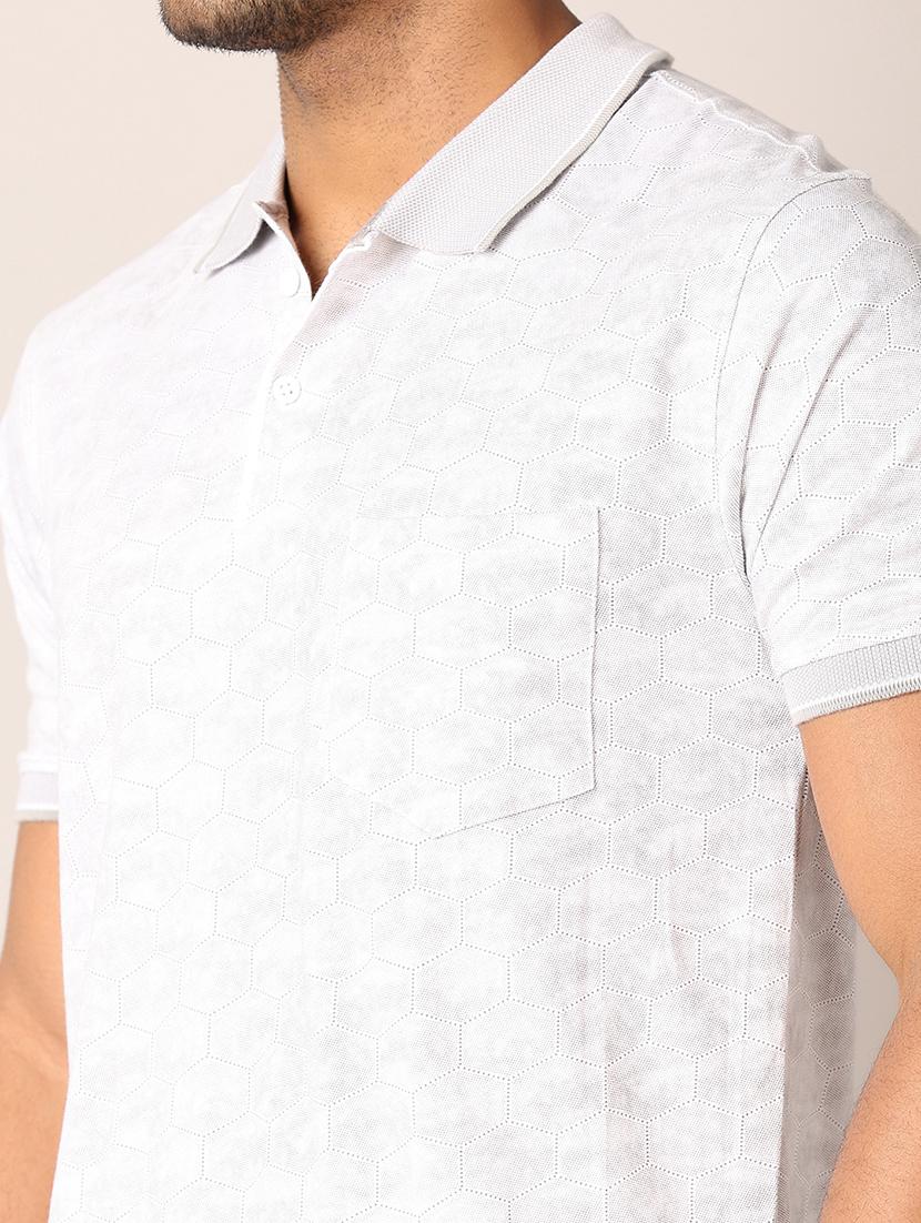 men short sleeve printed polo t-shirt - 21496783 - Standard Image - 4