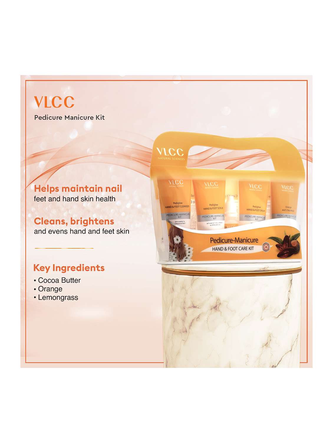 gold facial kit for sensitive skin & pedicure manicure kit combo - 21497027 -  Standard Image - 6