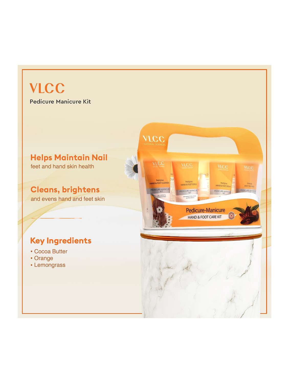 pedicure manicure kit & rose water toner combo - 21497029 - Standard Image - 6