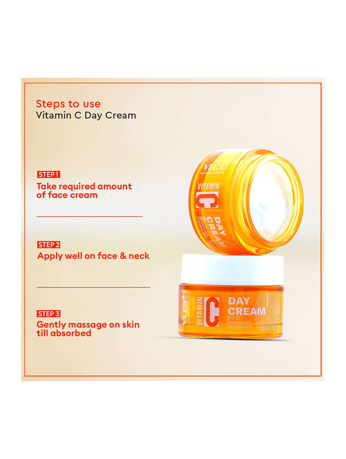 vitamin c day cream spf 30 & bright glow serum facewash with vitamin c serum & mulberry combo - 21497151 -  Standard Image - 4