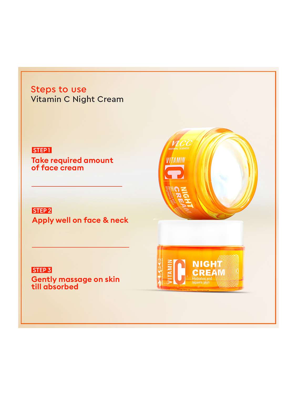 vitamin c night cream & vitamin c night serum combo - 21497153 - Standard Image - 4