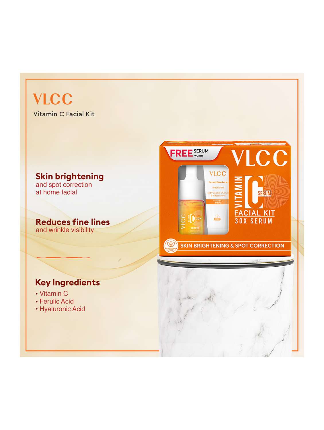 vitamin c facial kit & pedicure manicure kit combo - 21497155 -  Standard Image - 6