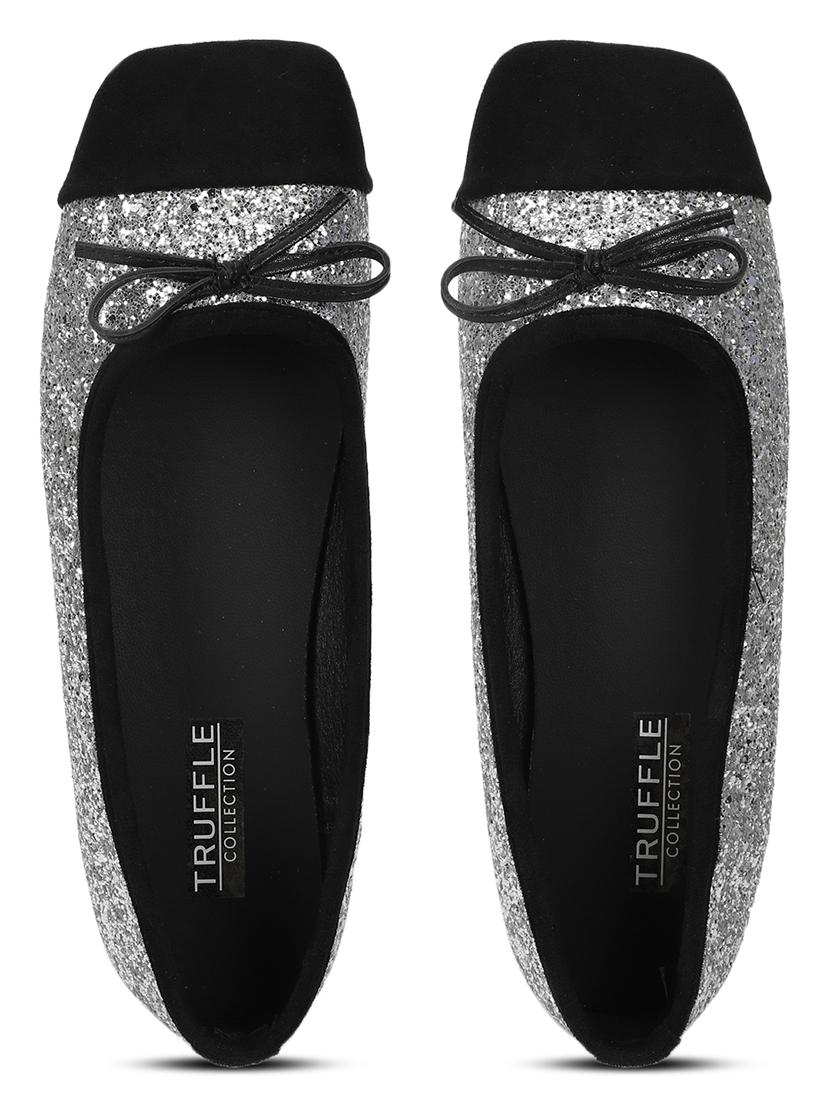 women silver slip on ballerina - 21497204 - Standard Image - 4