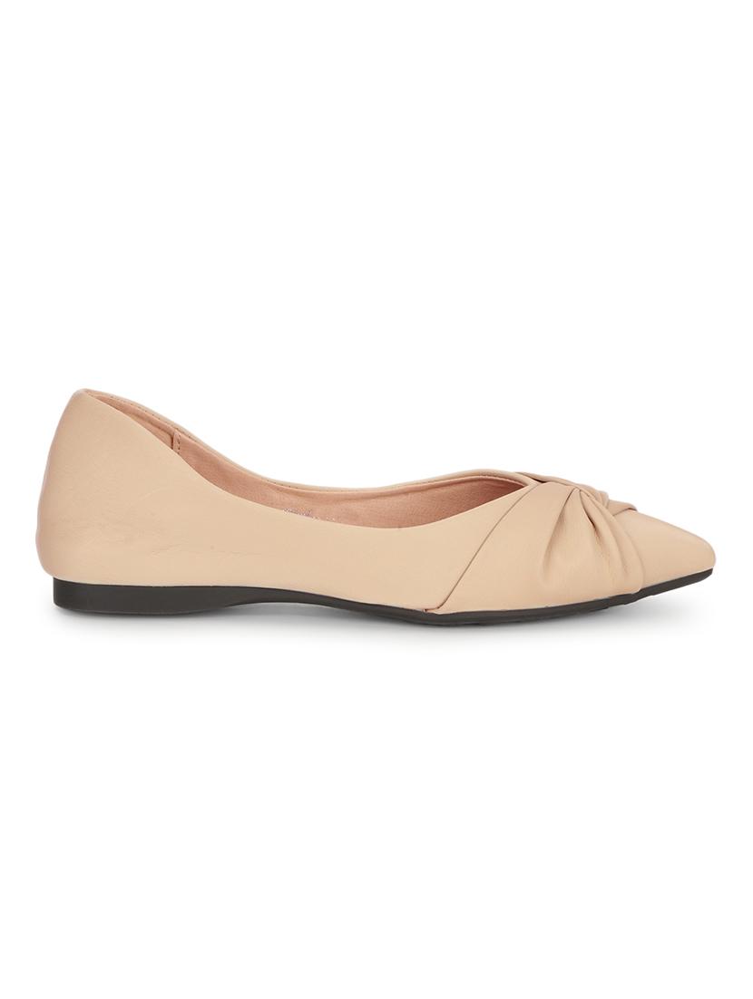 women beige slip on ballerina - 21497205 - Standard Image - 1