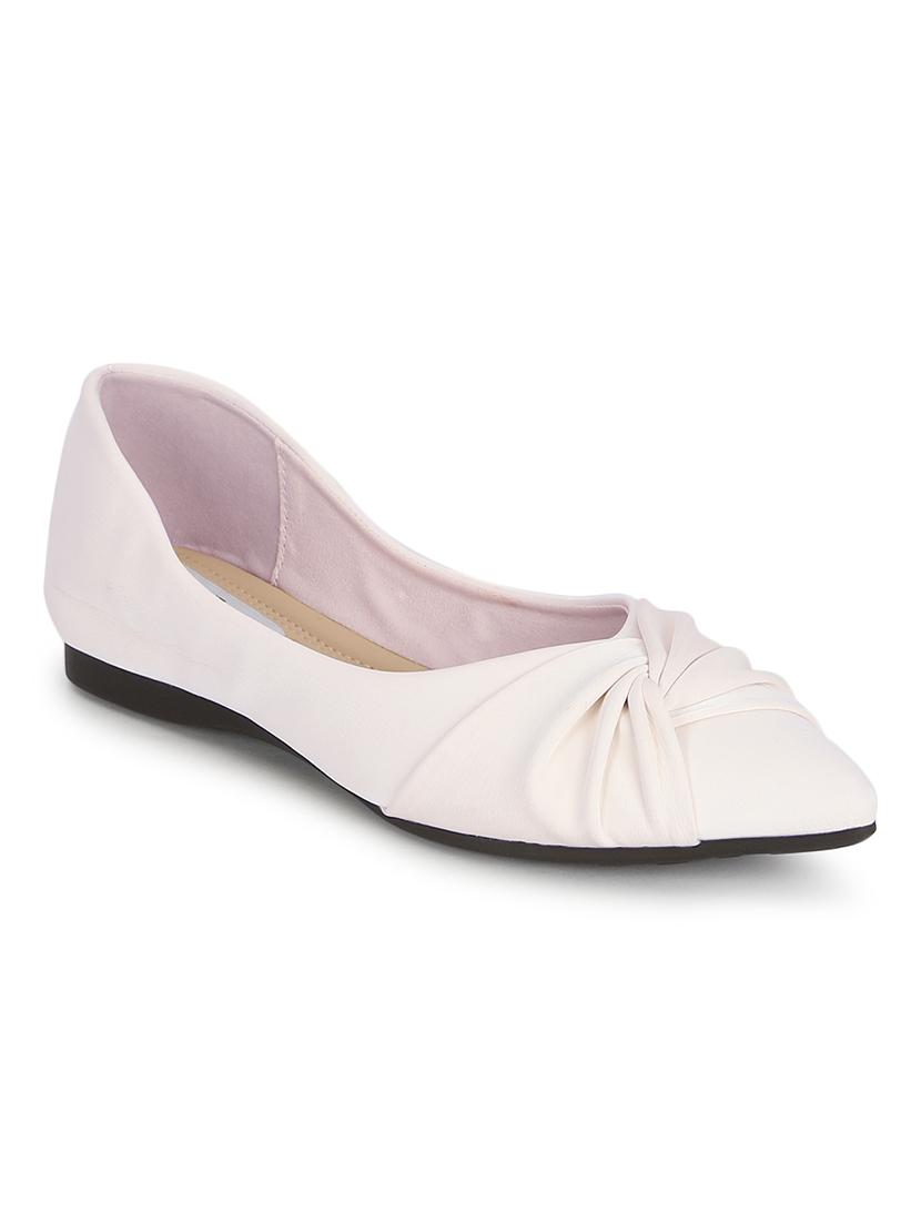 women cream slip on ballerina - 21497207 - Zoom Image - 0