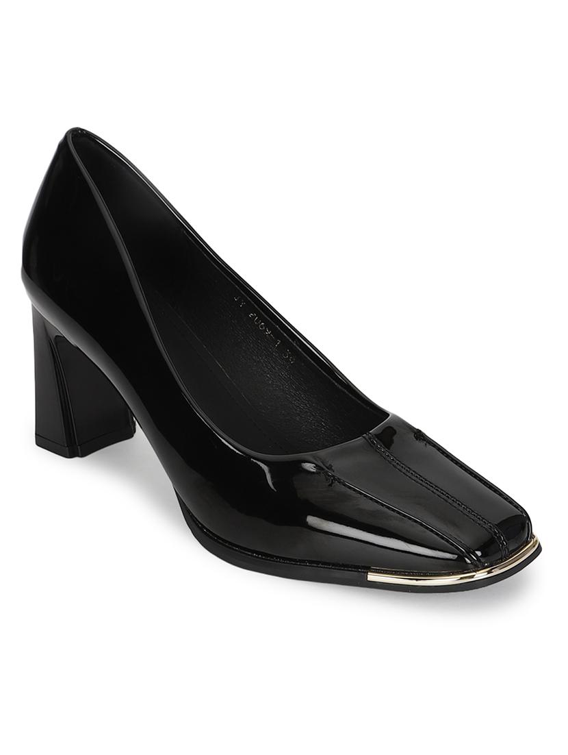 women black slip on pumps - 21497227 - Zoom Image - 0