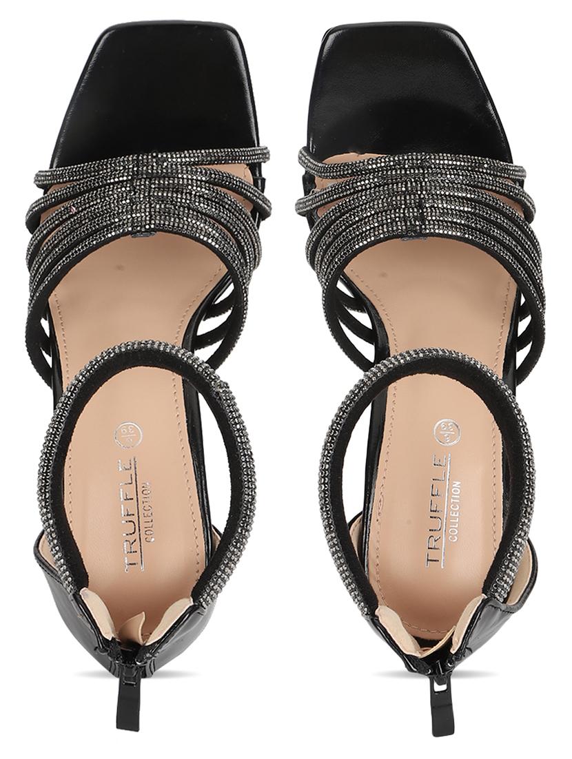 women black closed back sandal - 21497240 - Standard Image - 4