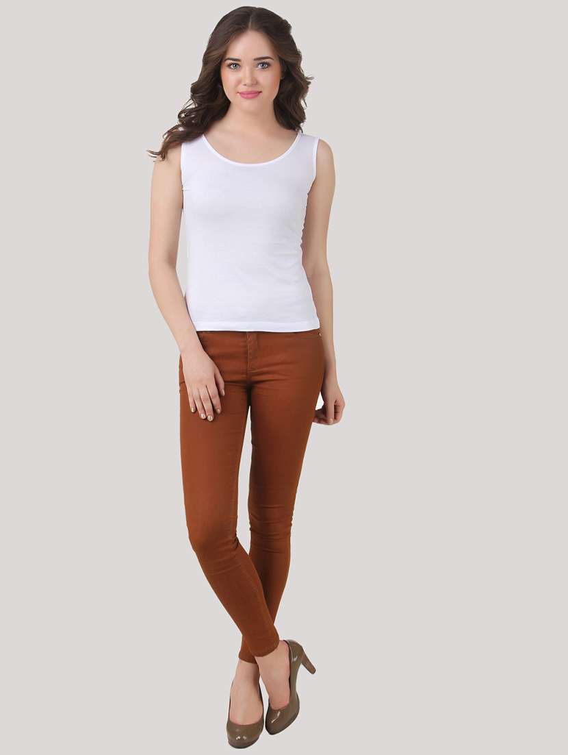 women pack of 2 solid tank top - 21497291 -  Standard Image - 4