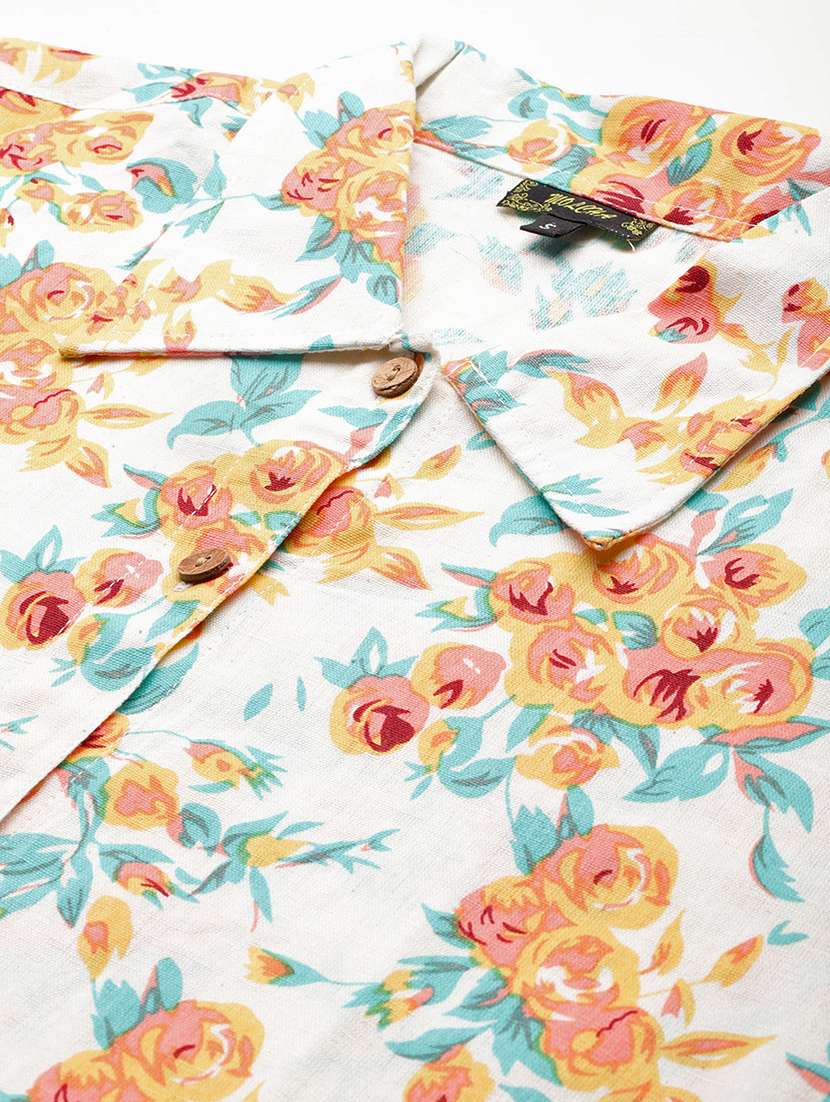 women collared printed regular shirt - 21497306 -  Standard Image - 4