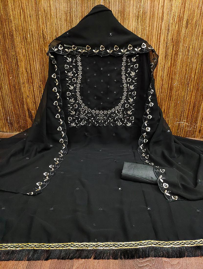 women embroidered unstitched suits - 21497387 -  Standard Image - 1