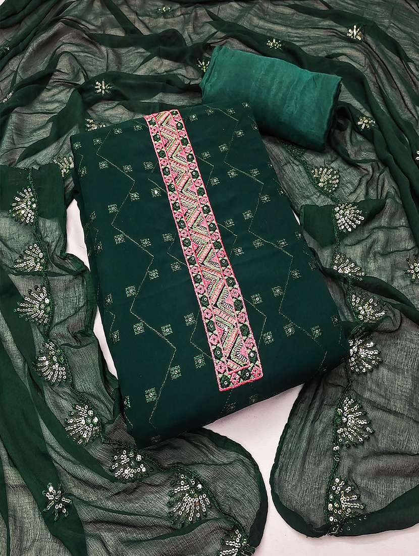 women embroidered unstitched suits