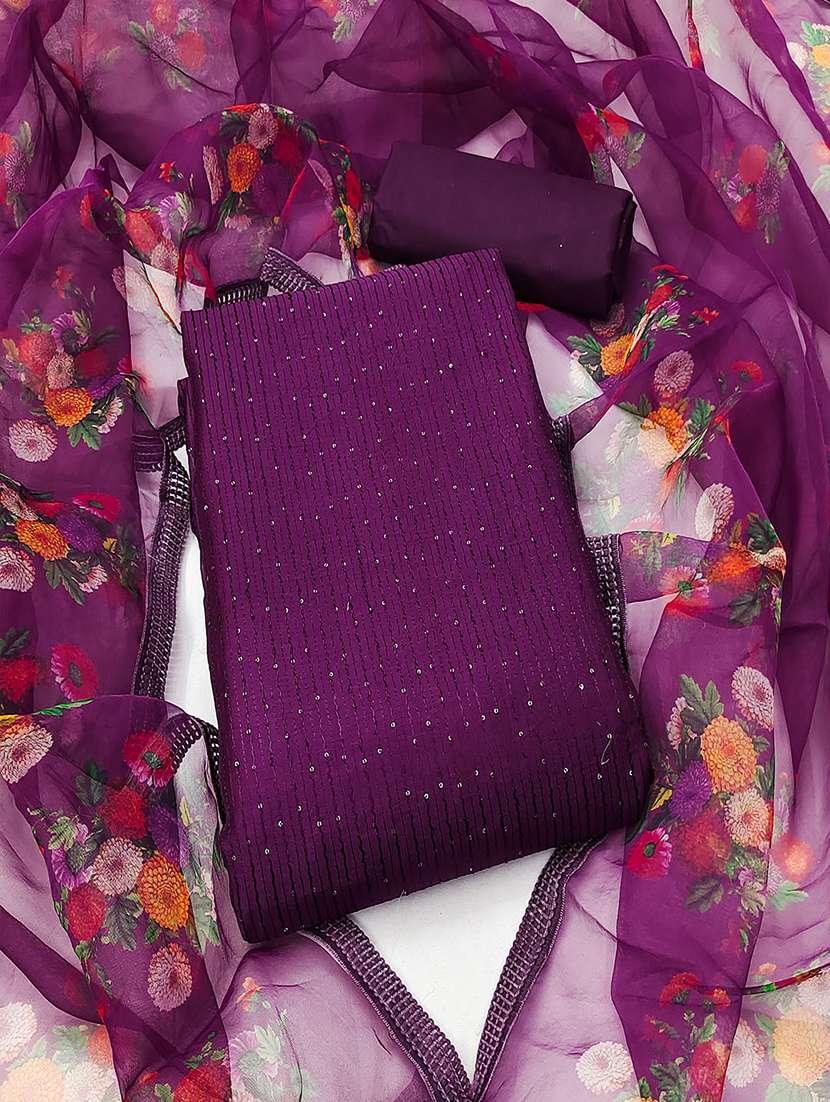 women embroidered unstitched suits