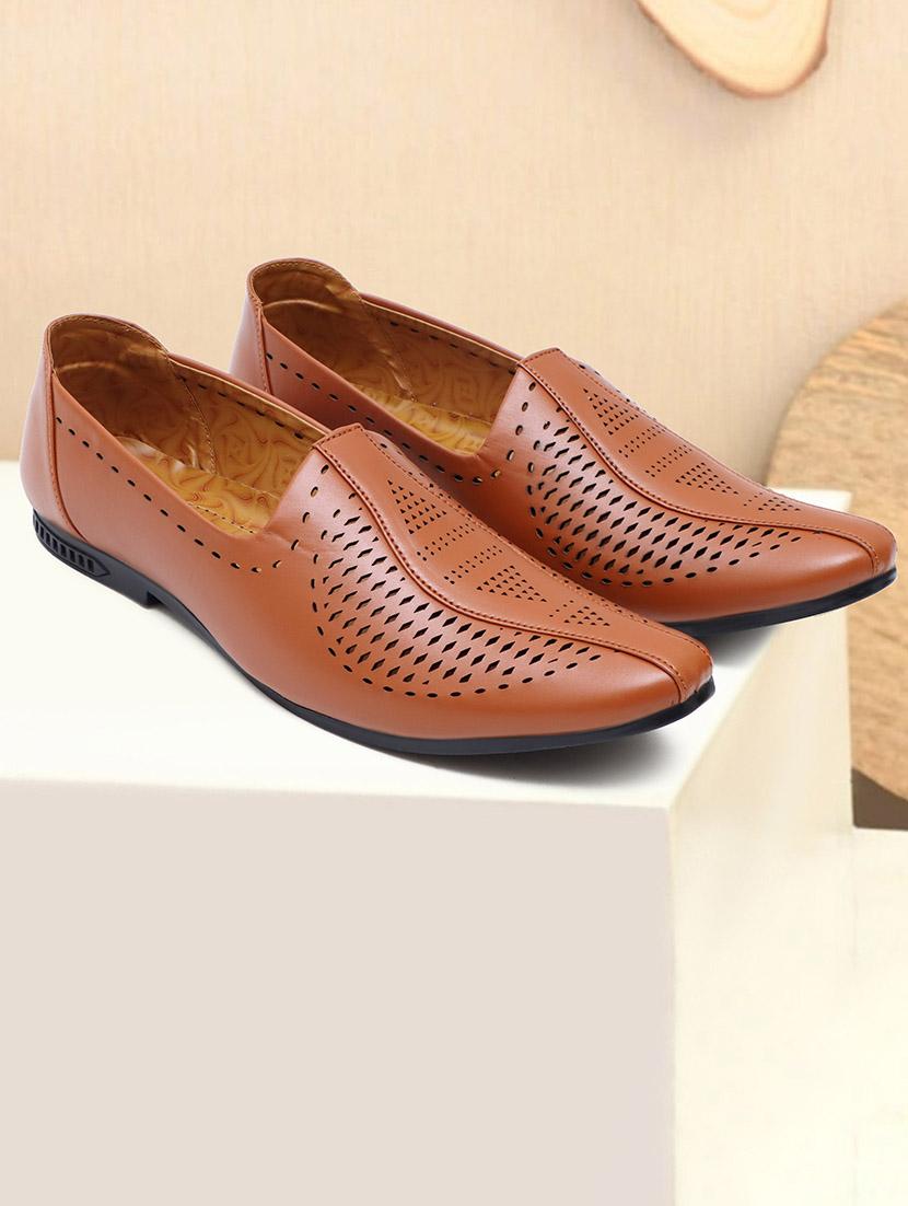 tan synthetic slip on jutis - 21497470 - Zoom Image - 0