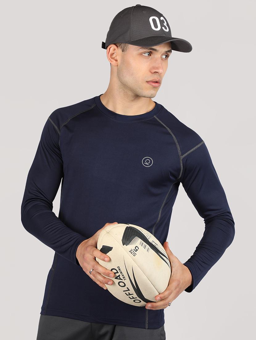men solid active wear t-shirt - 21498247 - Zoom Image - 0