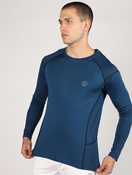 men solid active wear t-shirt - 21498250 - Standard Image - 0