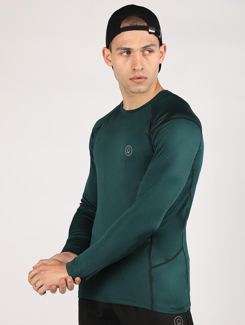 men solid active wear t-shirt - 21498252 - Standard Image - 1