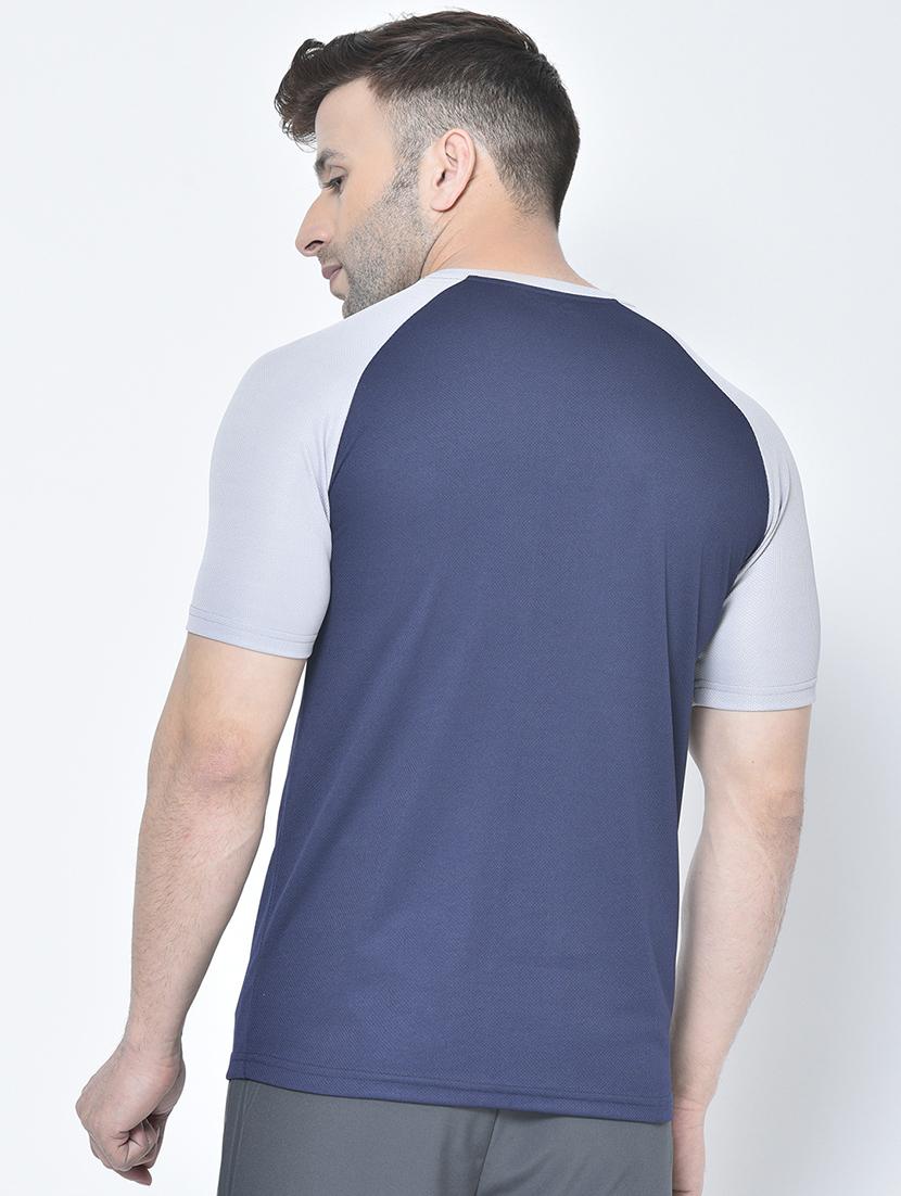 men color block active wear t-shirt - 21498285 -  Standard Image - 1