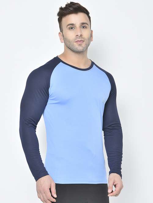 men color block active wear t-shirt - 21498297 - Standard Image - 0