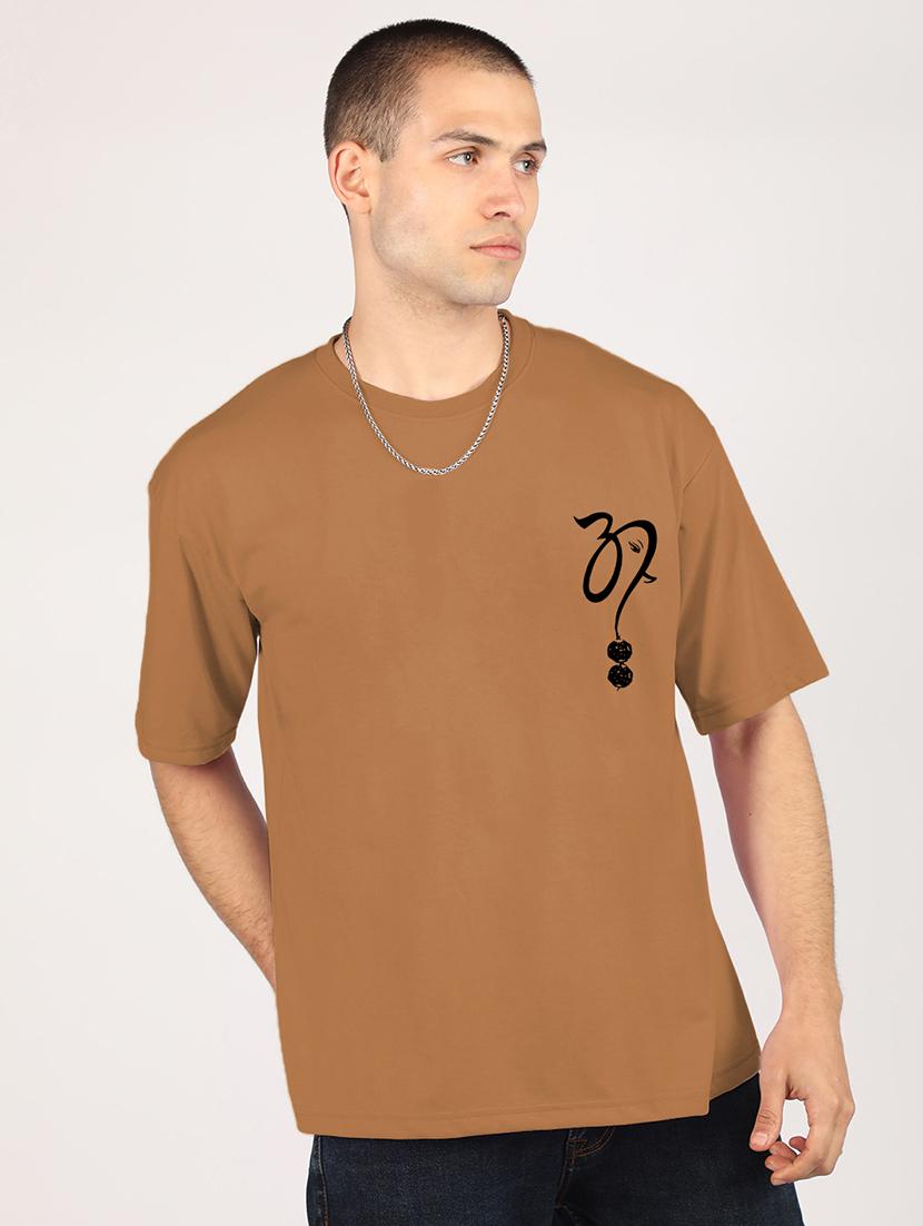 men short sleeve printed oversized t-shirt - 21498360 - Standard Image - 1
