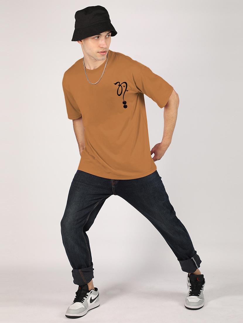 men short sleeve printed oversized t-shirt - 21498360 - Standard Image - 4