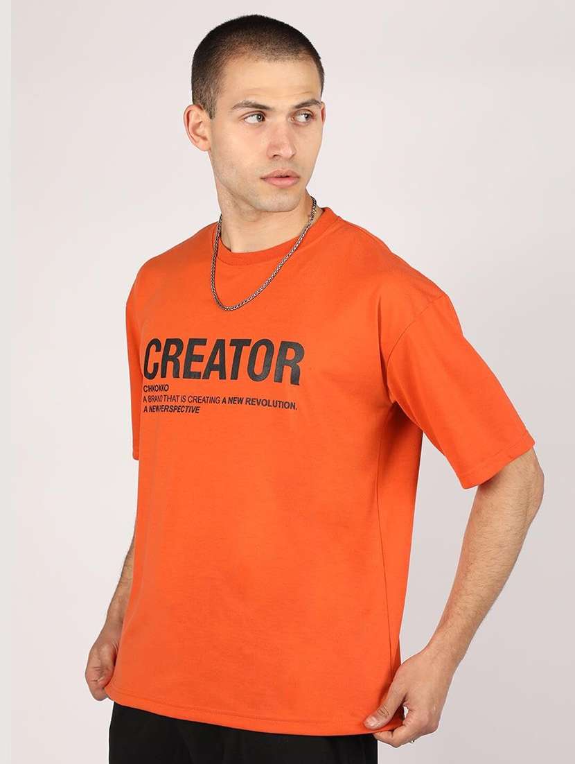 men short sleeve printed oversized t-shirt - 21498434 -  Standard Image - 1