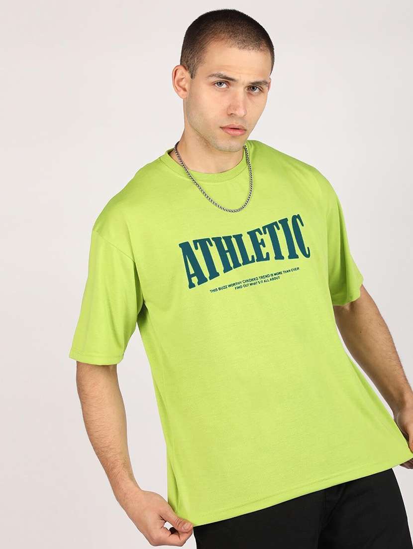 men short sleeve printed oversized t-shirt - 21498435 -  Standard Image - 1