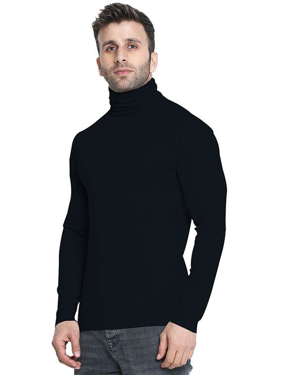 men long sleeved plain t-shirt - 21498441 - Standard Image - 1