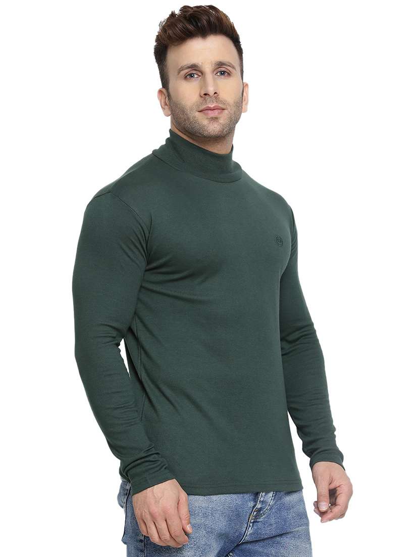 men long sleeved plain t-shirt - 21498443 - Standard Image - 1