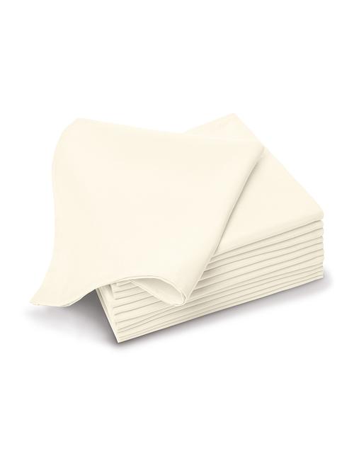 pizuna linens 400tc 100% cotton napkins 8 pack new ivory - 21498456 - Standard Image - 0
