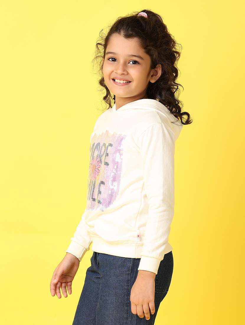 Kids Cream Long Sleeves Sweatshirt - 21498550 -  Standard Image - 1