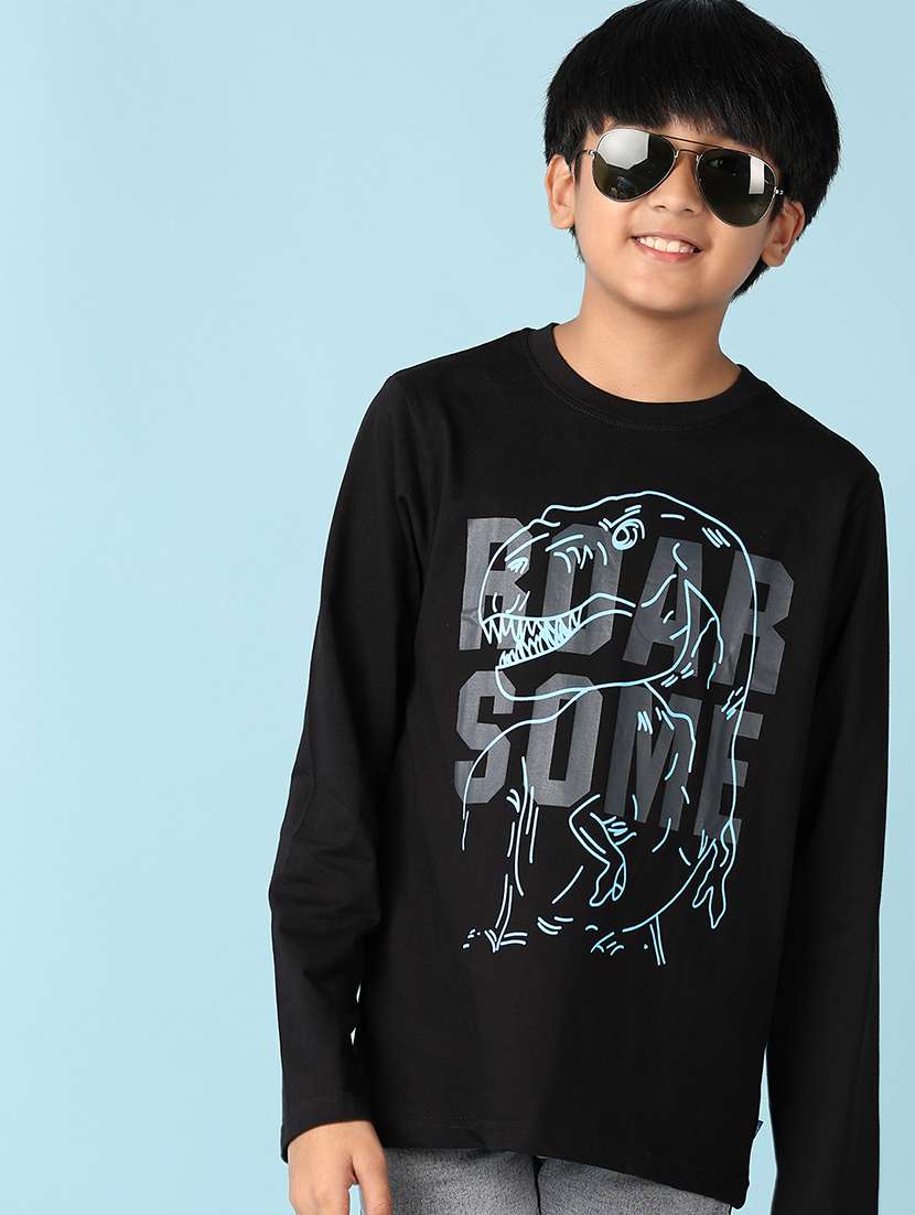 boys round neck graphic t-shirt - 21498571 -  Standard Image - 1