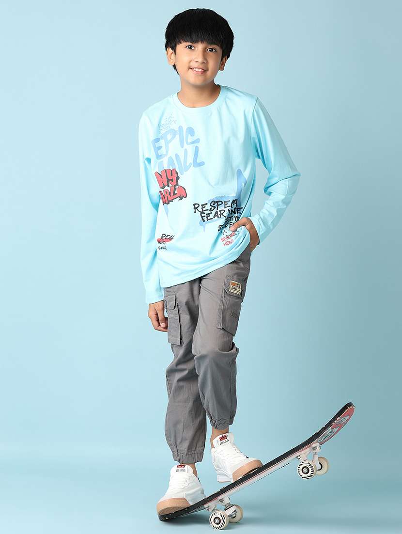 boys round neck graphic t-shirt - 21498572 -  Standard Image - 4