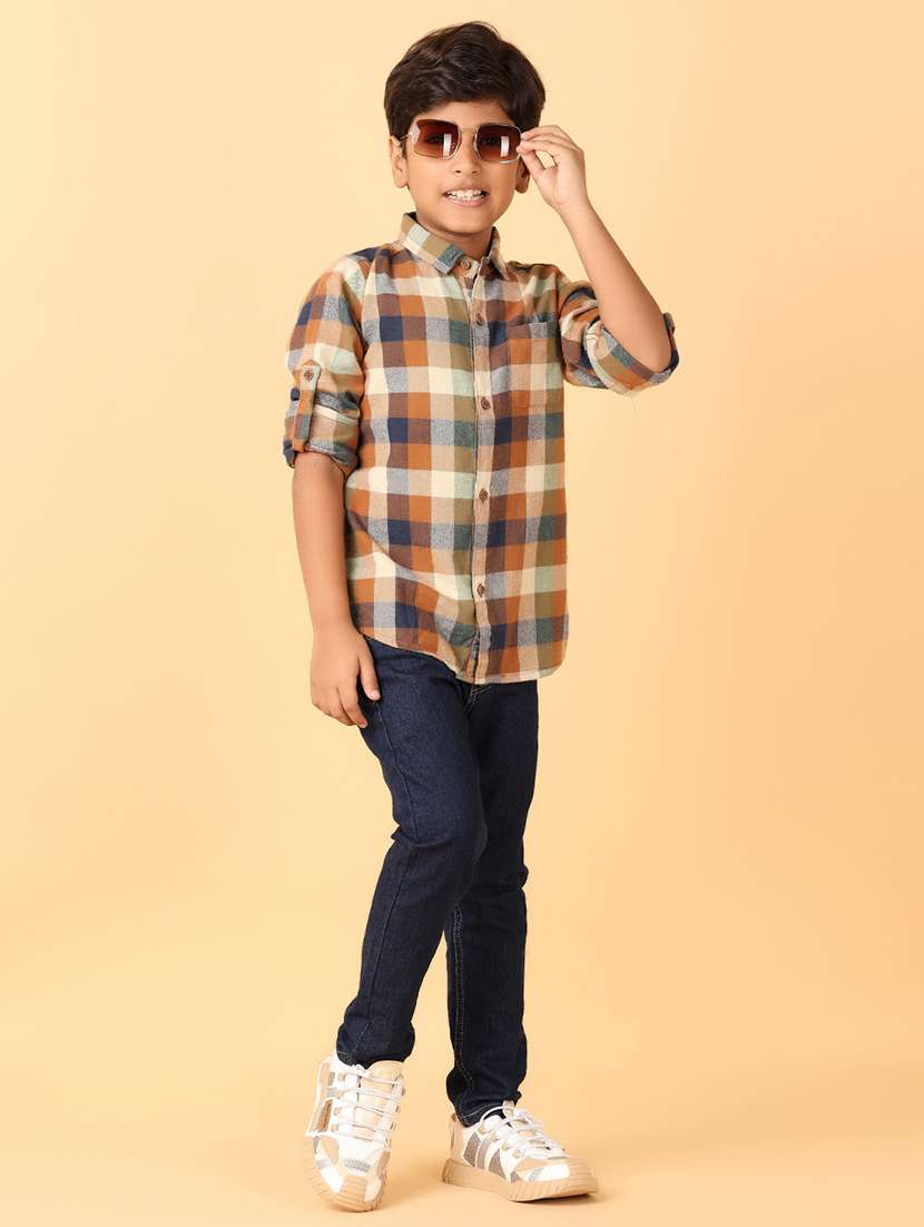 boys dark blue plain jean - 21498687 -  Standard Image - 4