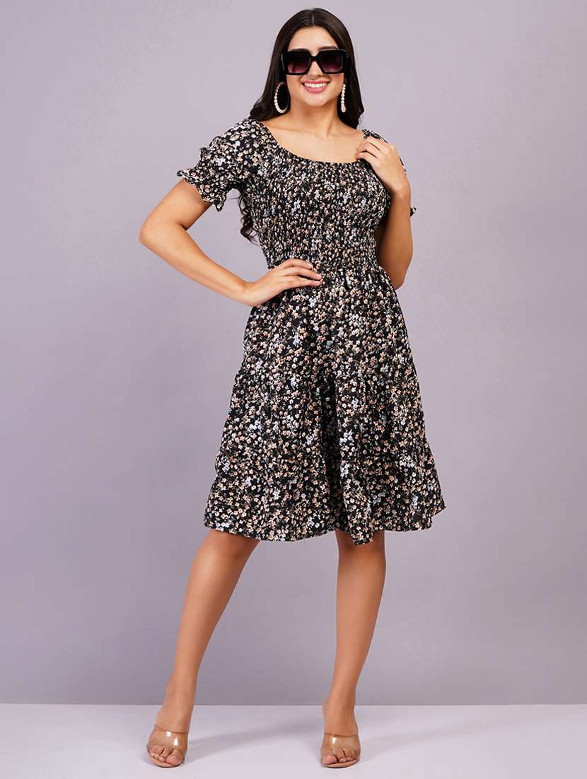 women floral printed tiered dress - 21499012 -  Zoom Image - 0