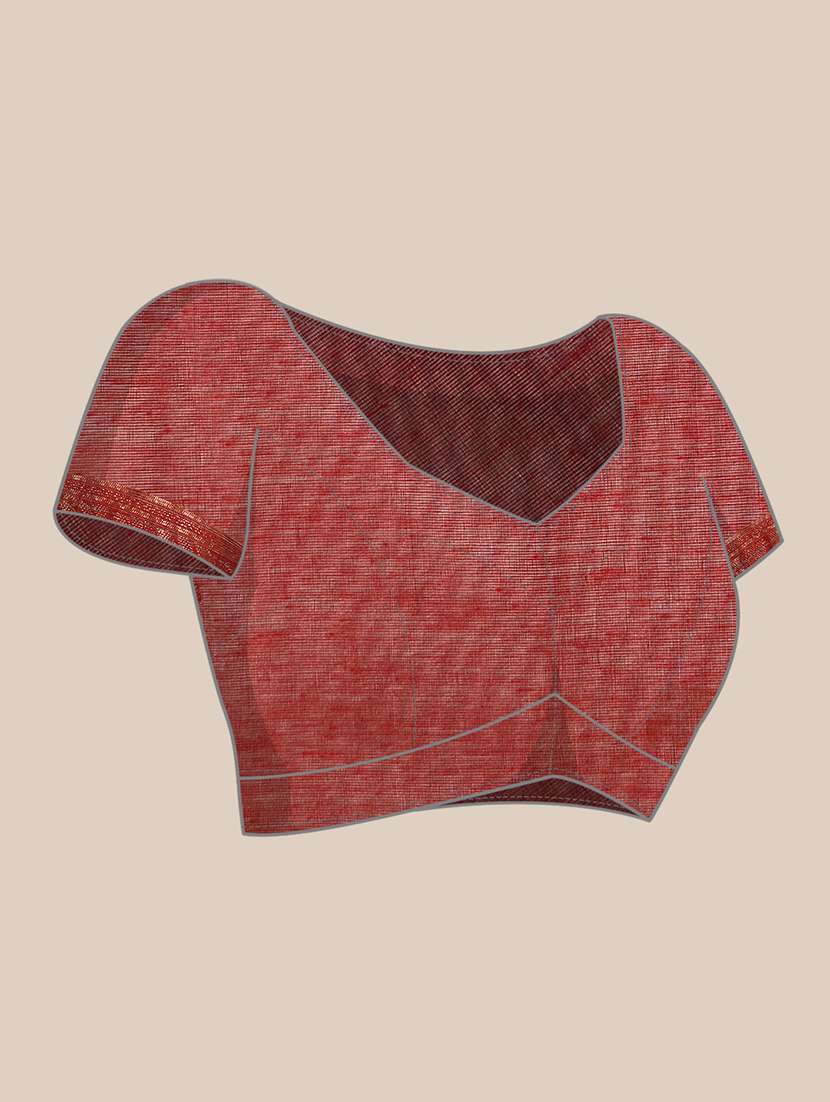 women self design banarasi saree with blouse - 21499983 - Standard Image - 4