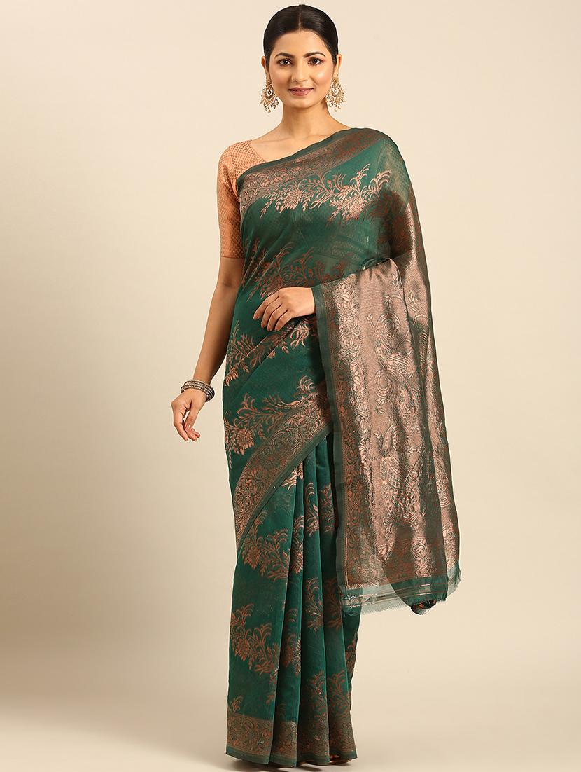 women self design banarasi saree with blouse - 21499984 -  Standard Image - 1