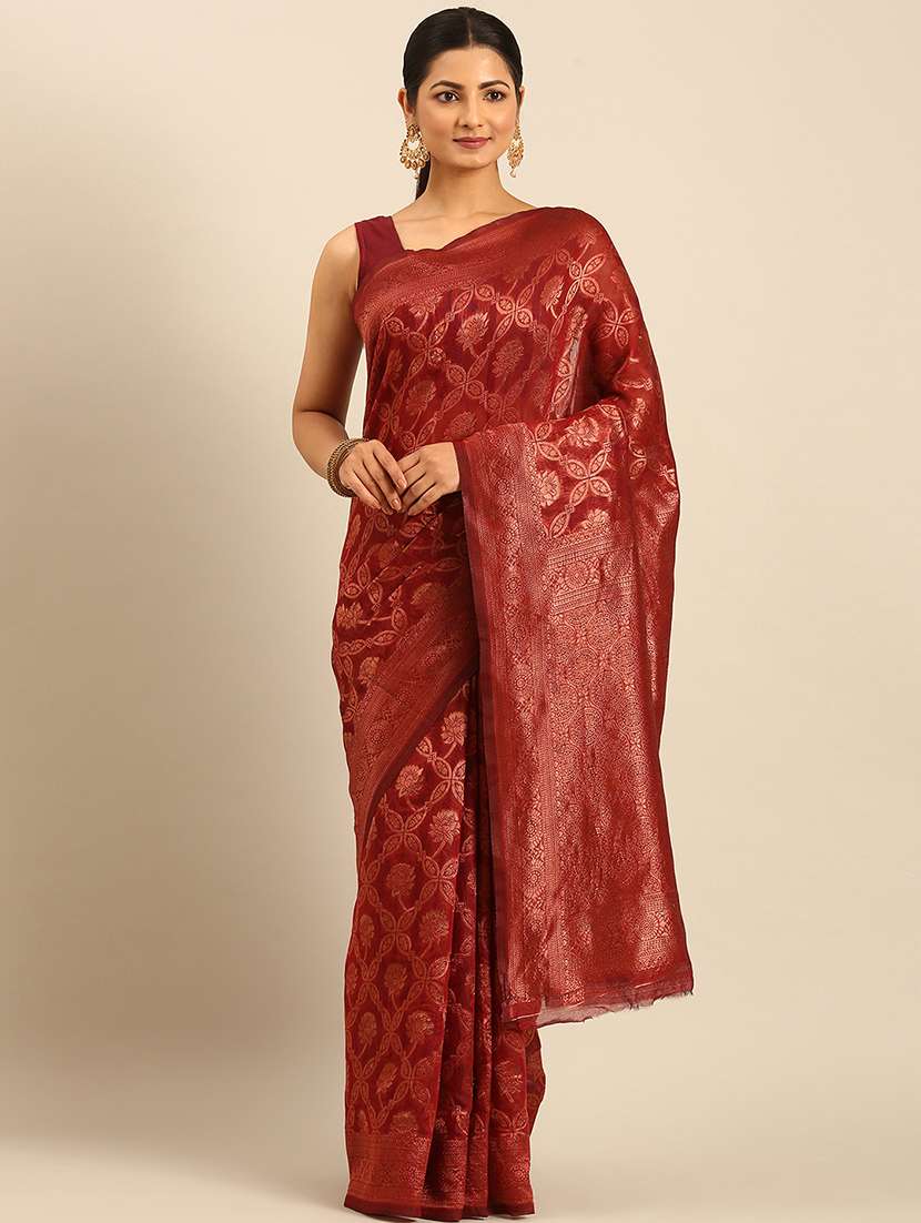 women self design banarasi saree with blouse - 21500004 -  Standard Image - 1