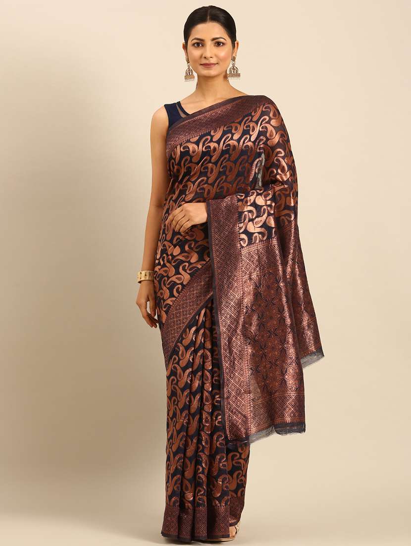 women self design banarasi saree with blouse - 21500009 -  Standard Image - 1