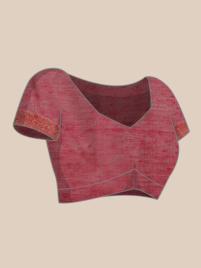 women self design banarasi saree with blouse - 21500011 -  Standard Image - 4