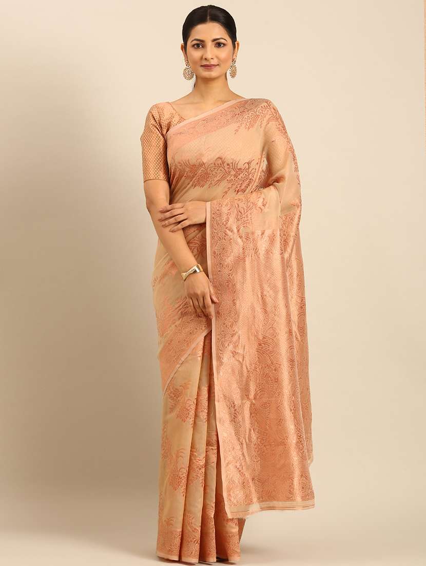 women self design banarasi saree with blouse - 21500017 -  Standard Image - 1